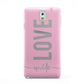 Personalised Love See Through Name Samsung Galaxy Note 3 Case