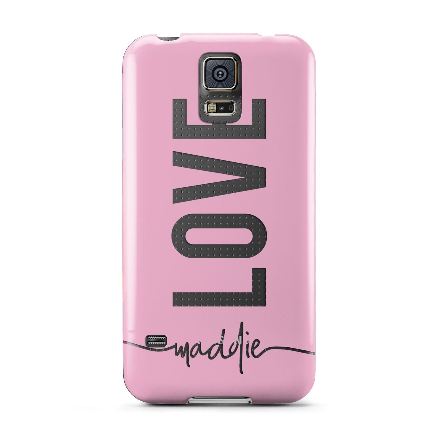 Personalised Love See Through Name Samsung Galaxy S5 Case