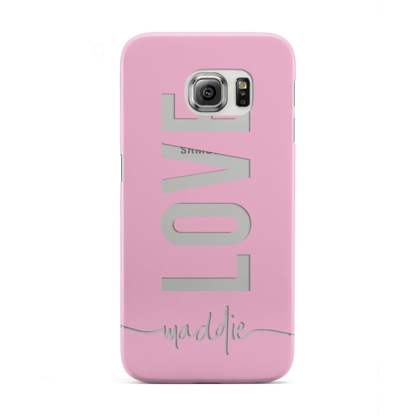 Personalised Love See Through Name Samsung Galaxy S6 Edge Case
