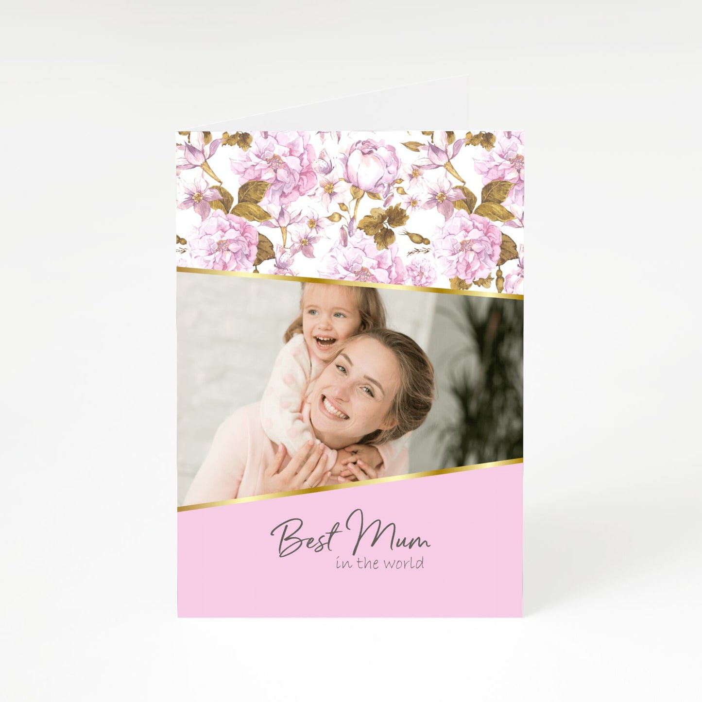 Personalised Love You Mum A5 Greetings Card