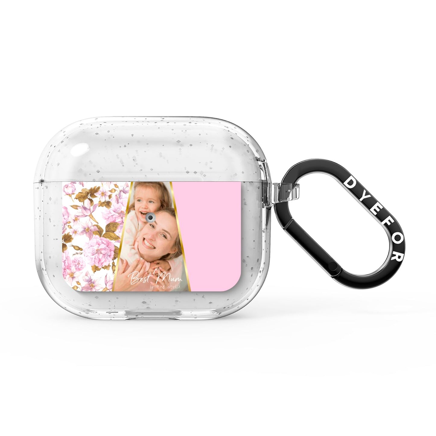 Personalised Love You Mum AirPods Glitter Case 3rd Gen