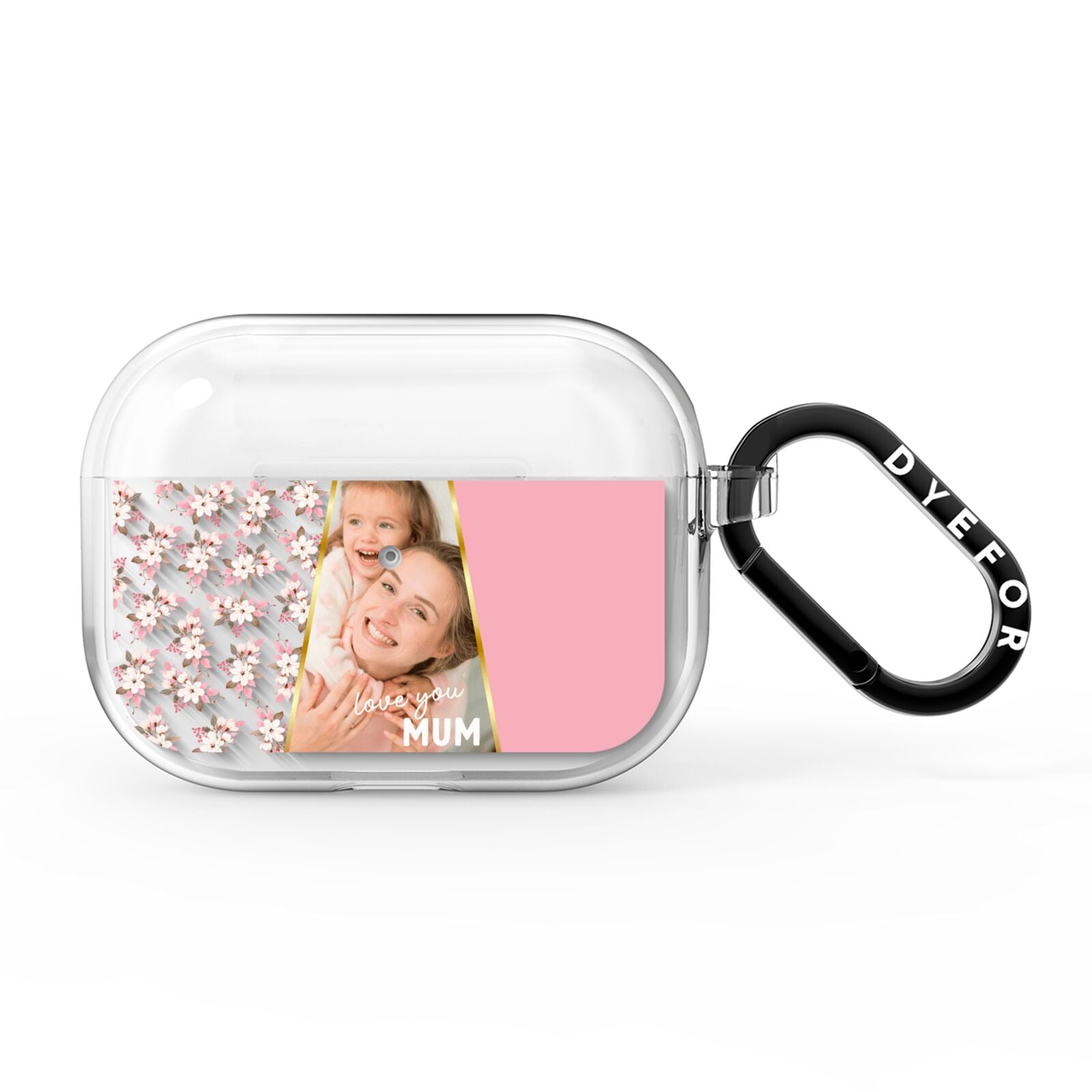 Personalised Love You Mum AirPods Pro Clear Case
