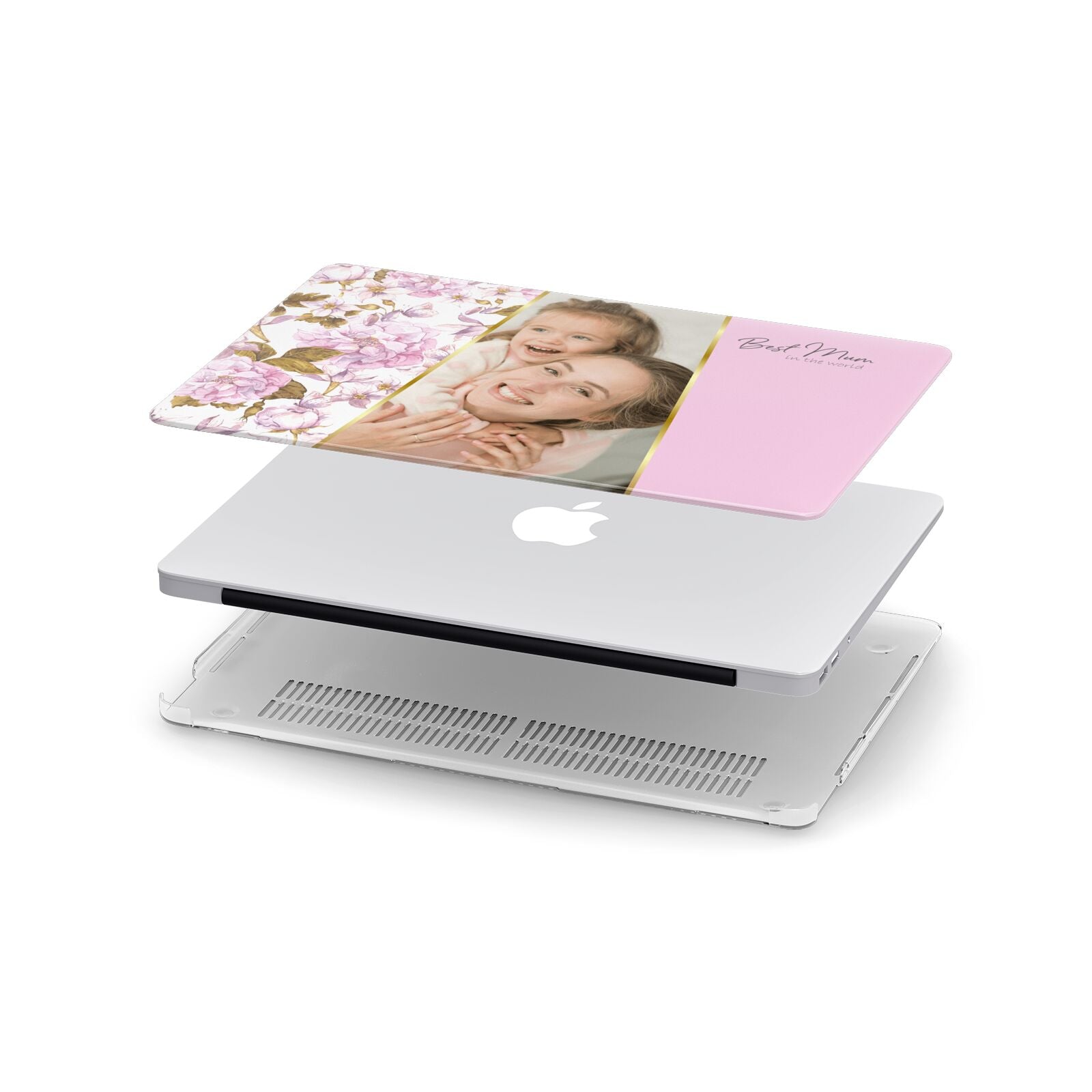 Personalised Love You Mum Apple MacBook Case in Detail