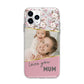 Personalised Love You Mum Apple iPhone 11 Pro Max in Silver with Bumper Case