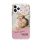 Personalised Love You Mum Apple iPhone 11 Pro in Silver with Bumper Case