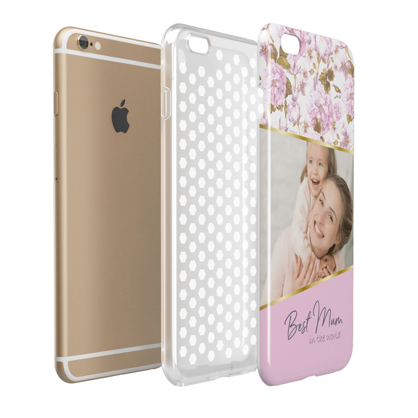 Personalised Love You Mum Apple iPhone 6 Plus 3D Tough Case Expand Detail Image