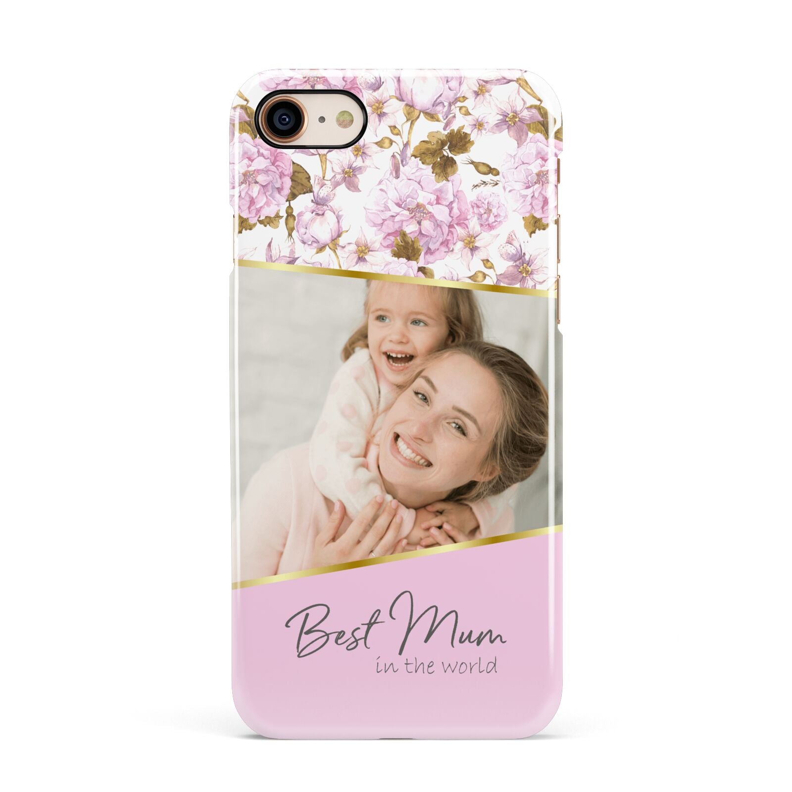 Personalised Love You Mum Apple iPhone 7 8 3D Snap Case