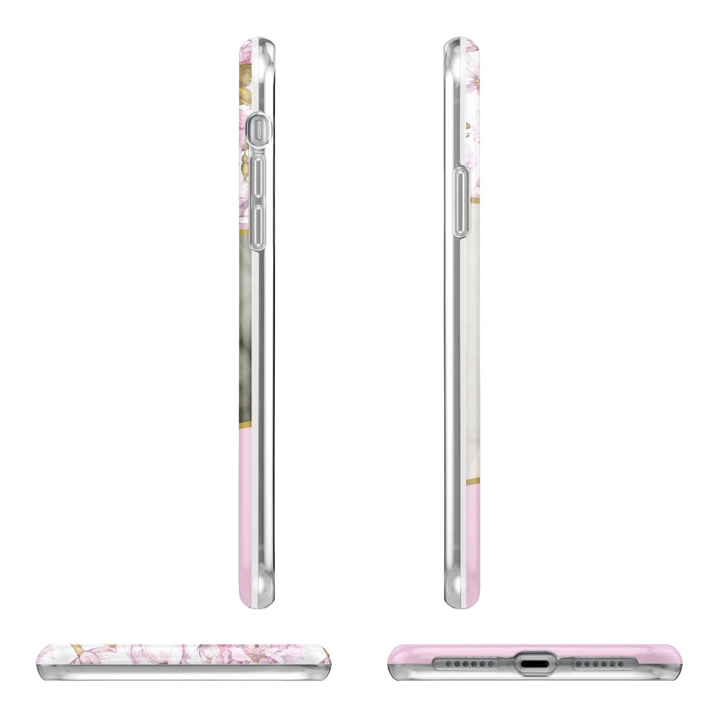 Personalised Love You Mum Apple iPhone XR in White with 3D Wrap Tough Case Alternative Image Angles