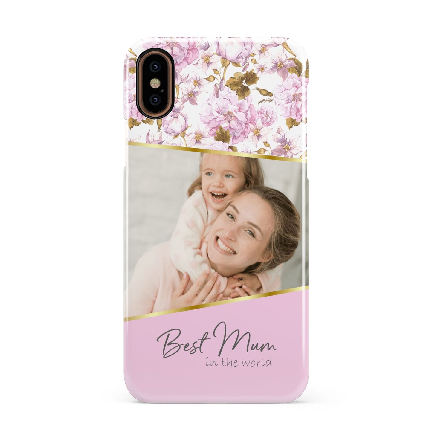 Personalised Love You Mum Apple iPhone XS 3D Snap Case