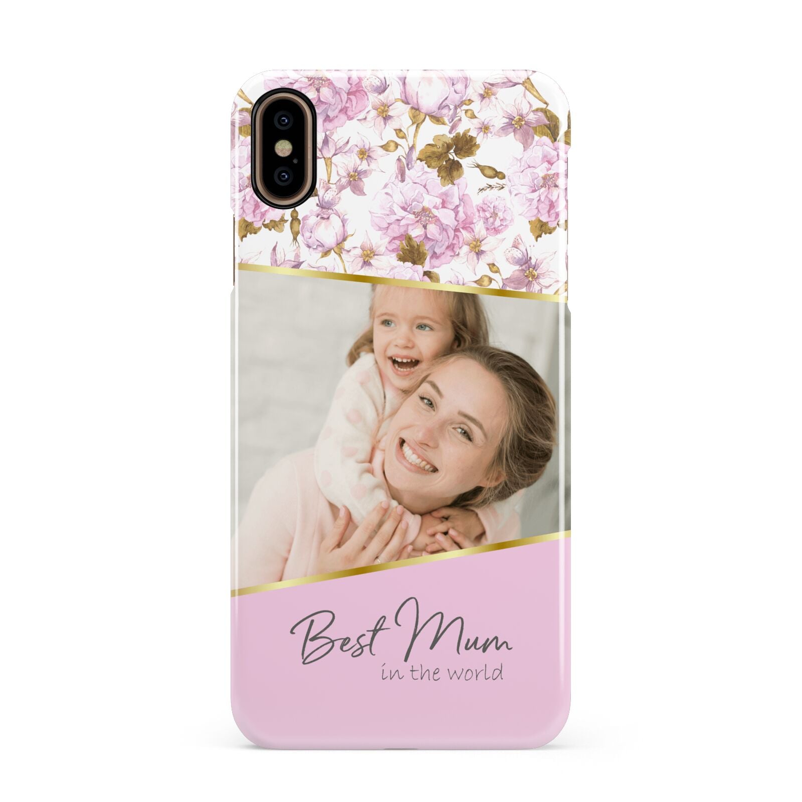 Personalised Love You Mum Apple iPhone Xs Max 3D Snap Case