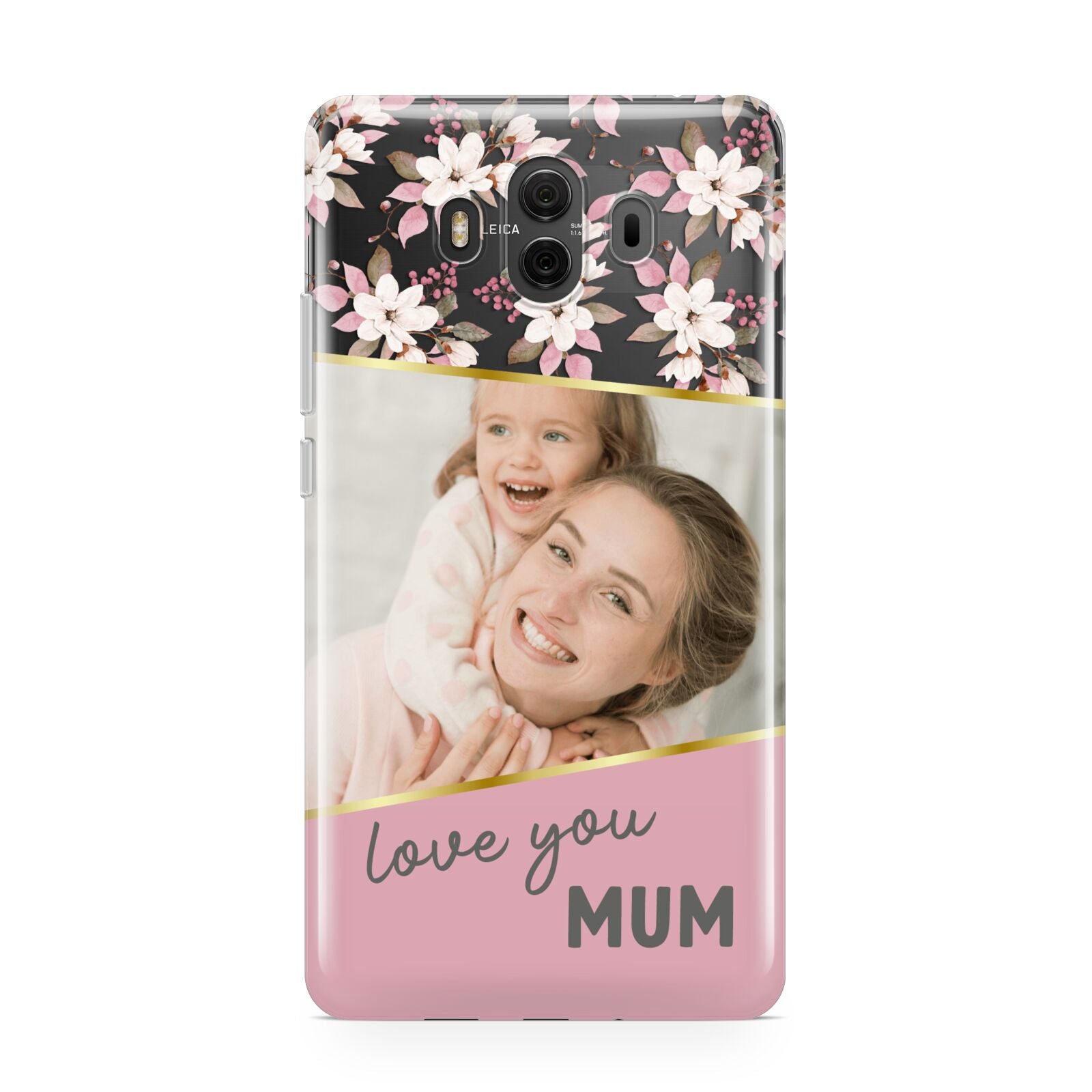 Personalised Love You Mum Huawei Mate 10 Protective Phone Case