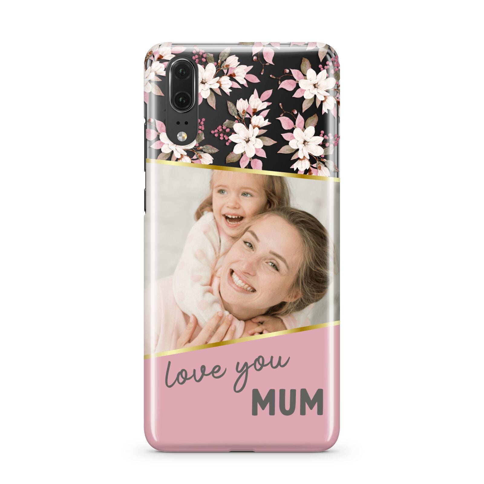 Personalised Love You Mum Huawei P20 Phone Case