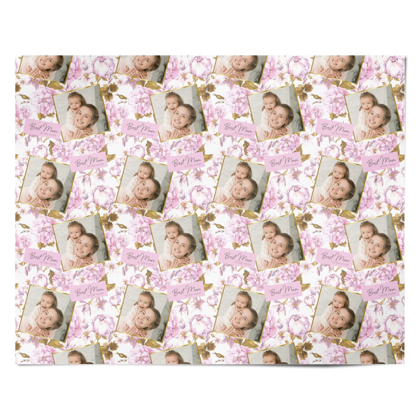Personalised Love You Mum Personalised Wrapping Paper Alternative