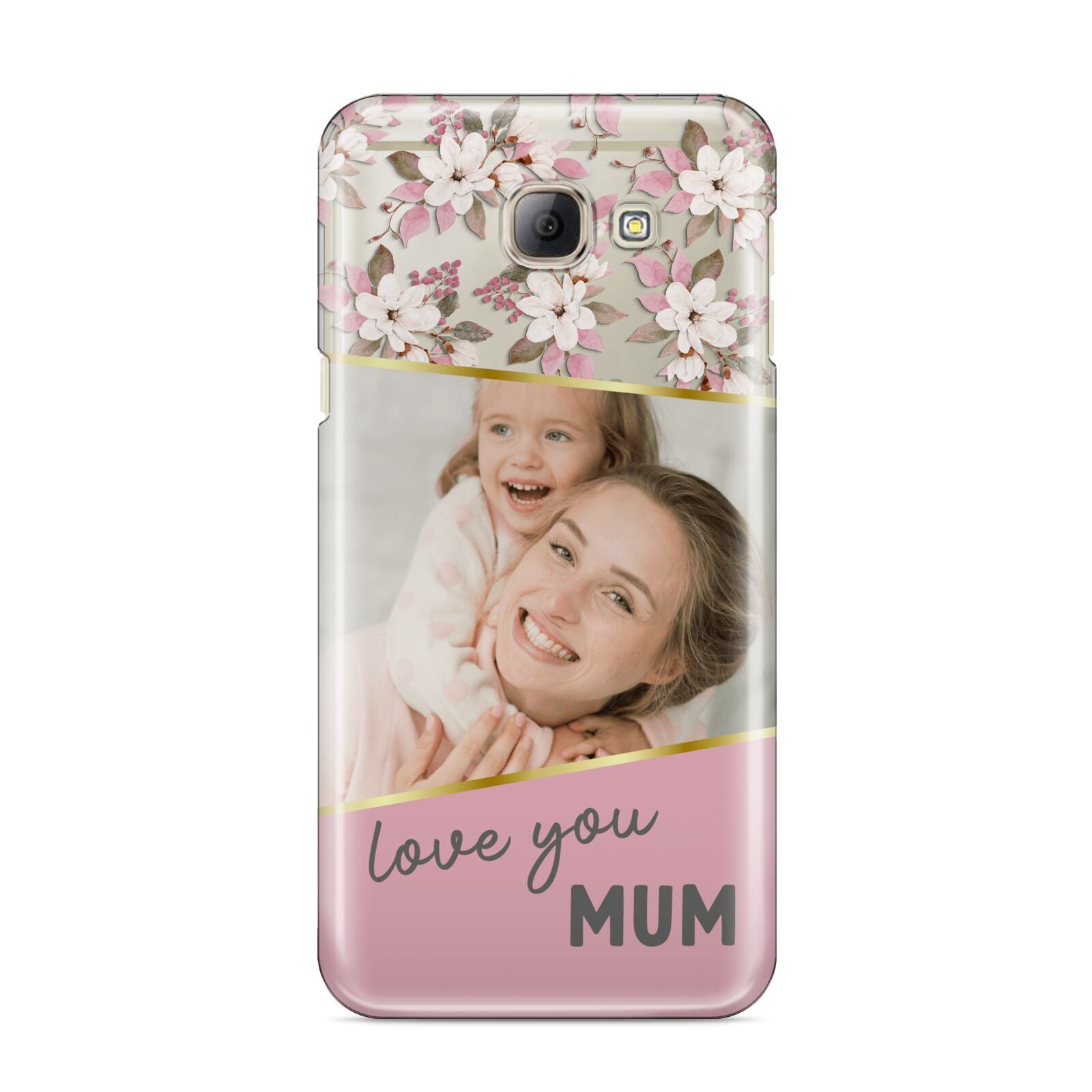 Personalised Love You Mum Samsung Galaxy A8 2016 Case