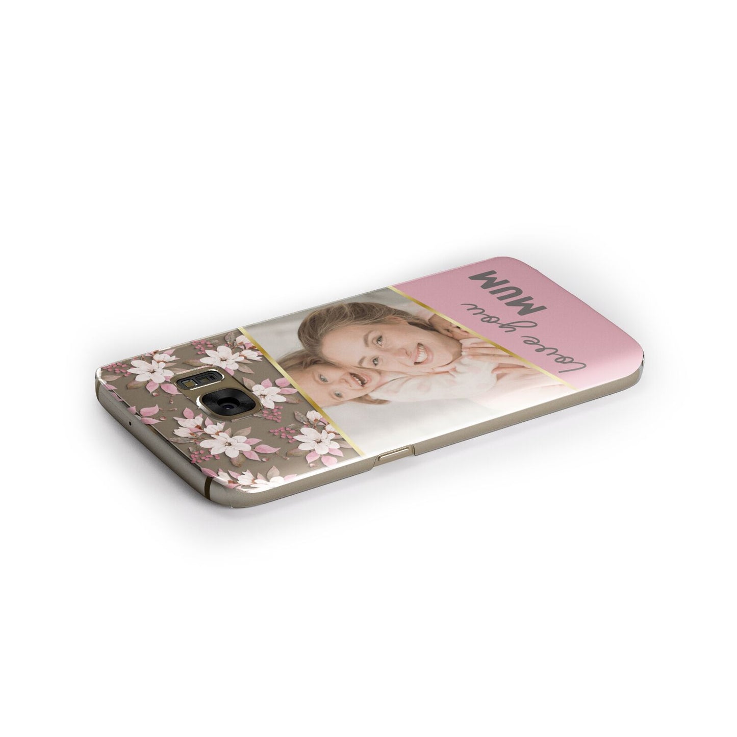 Personalised Love You Mum Samsung Galaxy Case Side Close Up