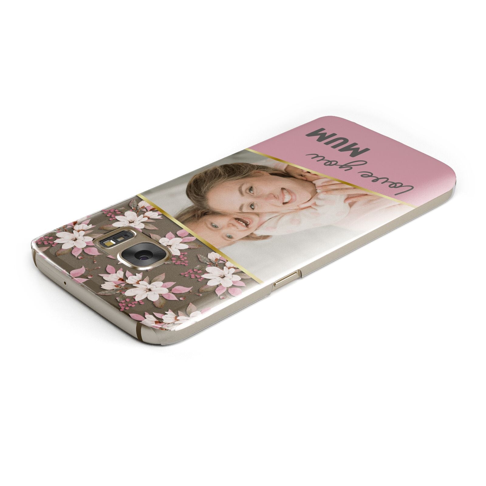 Personalised Love You Mum Samsung Galaxy Case Top Cutout