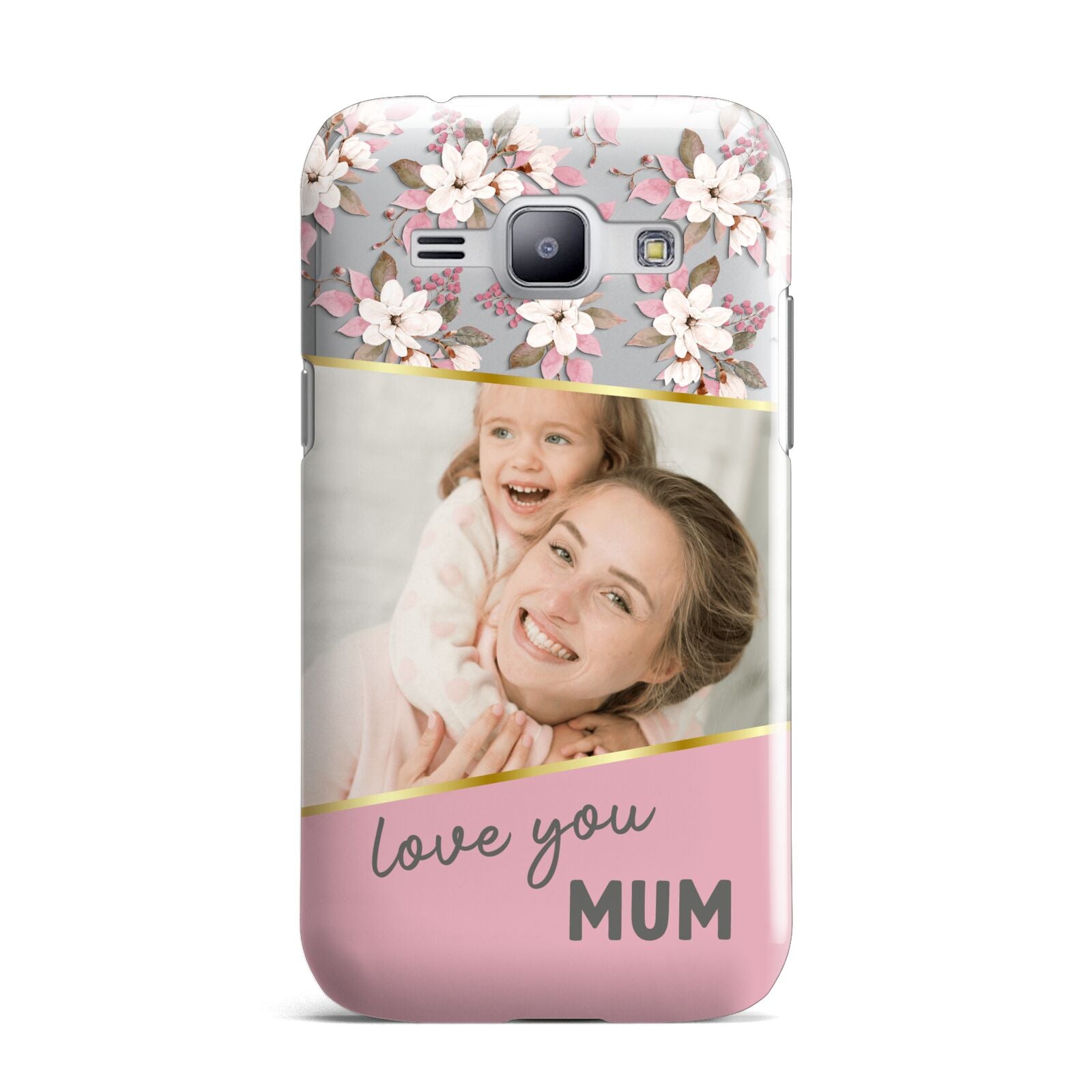 Personalised Love You Mum Samsung Galaxy J1 2015 Case