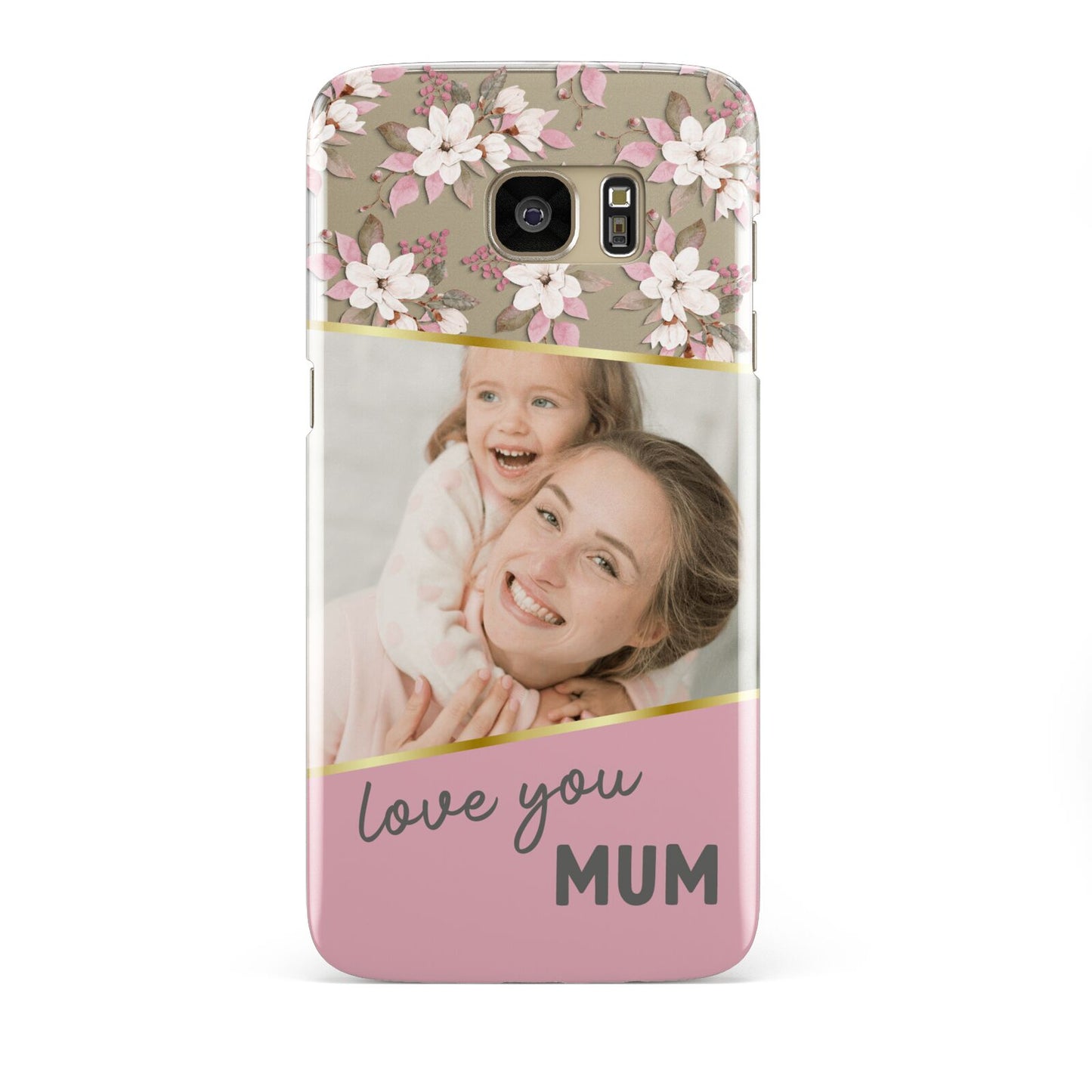 Personalised Love You Mum Samsung Galaxy S7 Edge Case