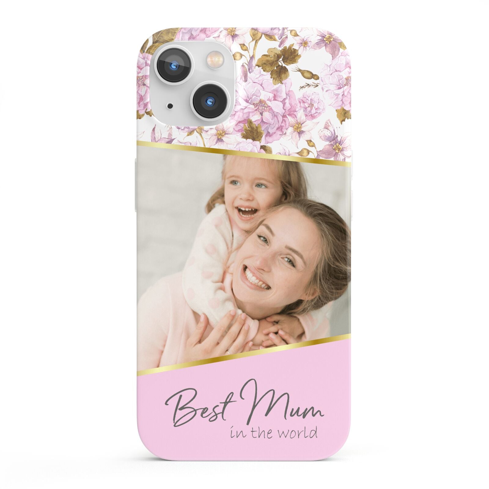 Personalised Love You Mum iPhone 13 Full Wrap 3D Snap Case
