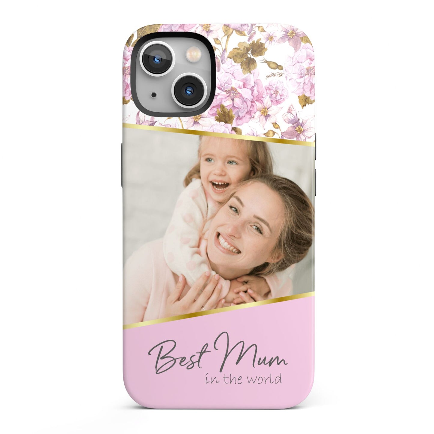 Personalised Love You Mum iPhone 13 Full Wrap 3D Tough Case