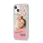 Personalised Love You Mum iPhone 14 Glitter Tough Case Starlight Angled Image
