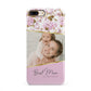 Personalised Love You Mum iPhone 8 Plus 3D Snap Case on Gold Phone