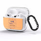 Personalised Luggage Tag AirPods Pro Clear Case Side Image
