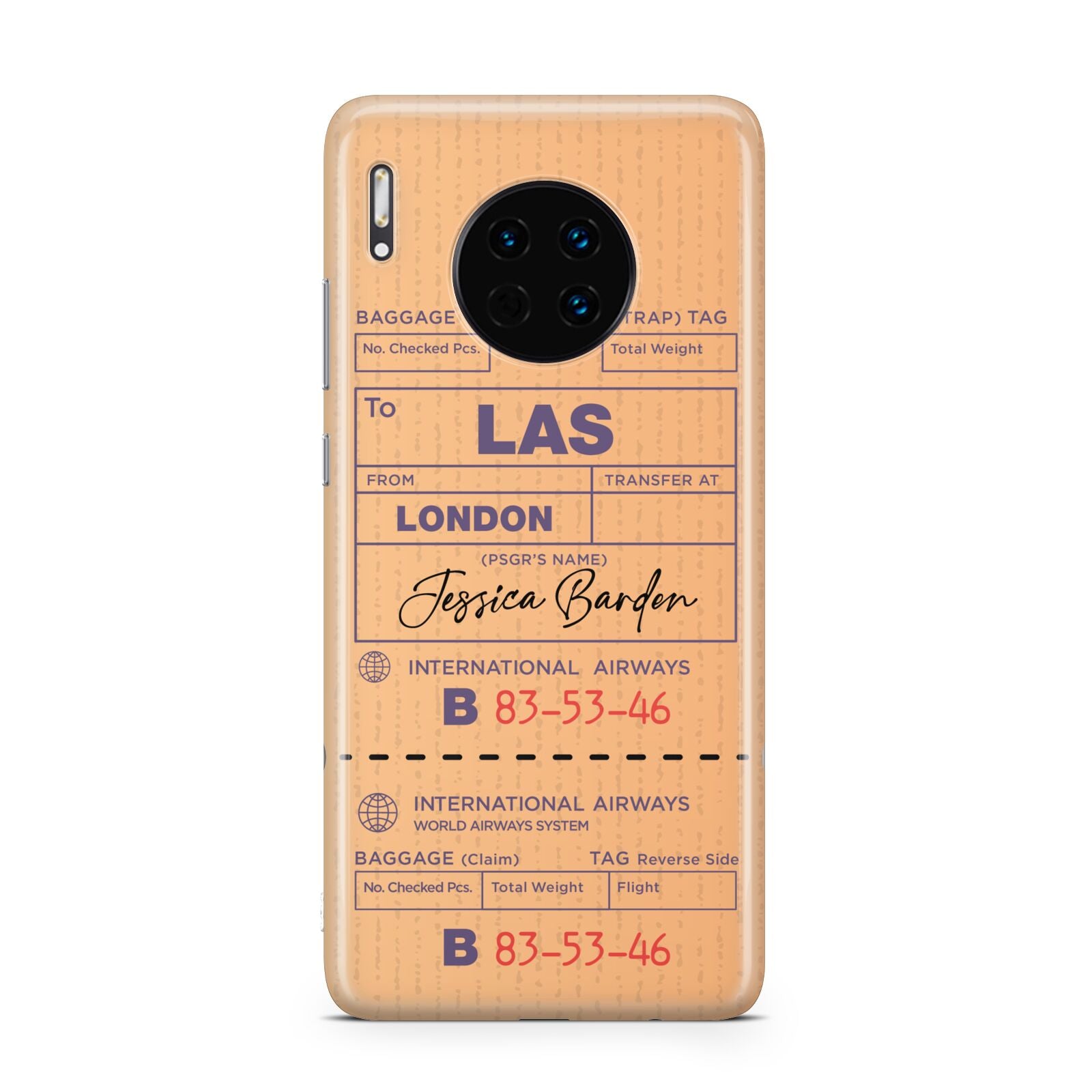 Personalised Luggage Tag Huawei Mate 30