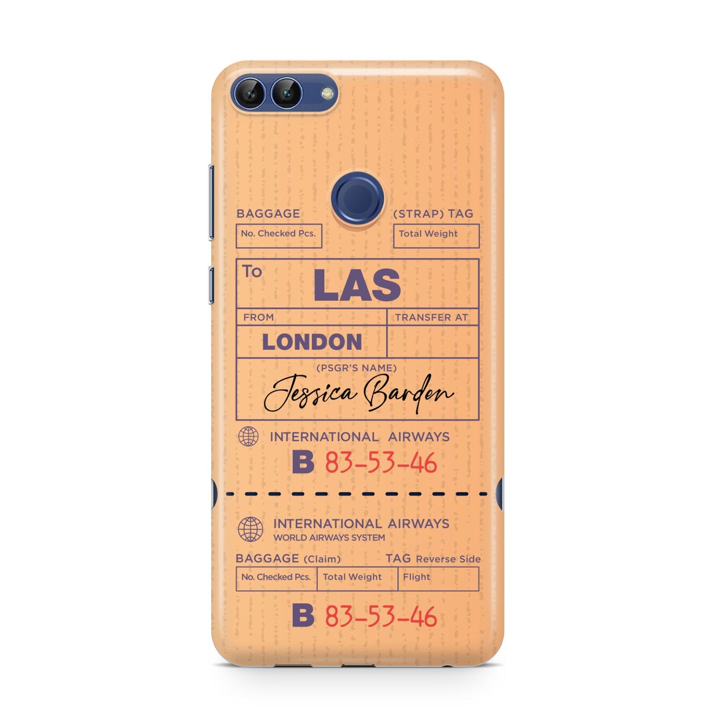Personalised Luggage Tag Huawei P Smart Case