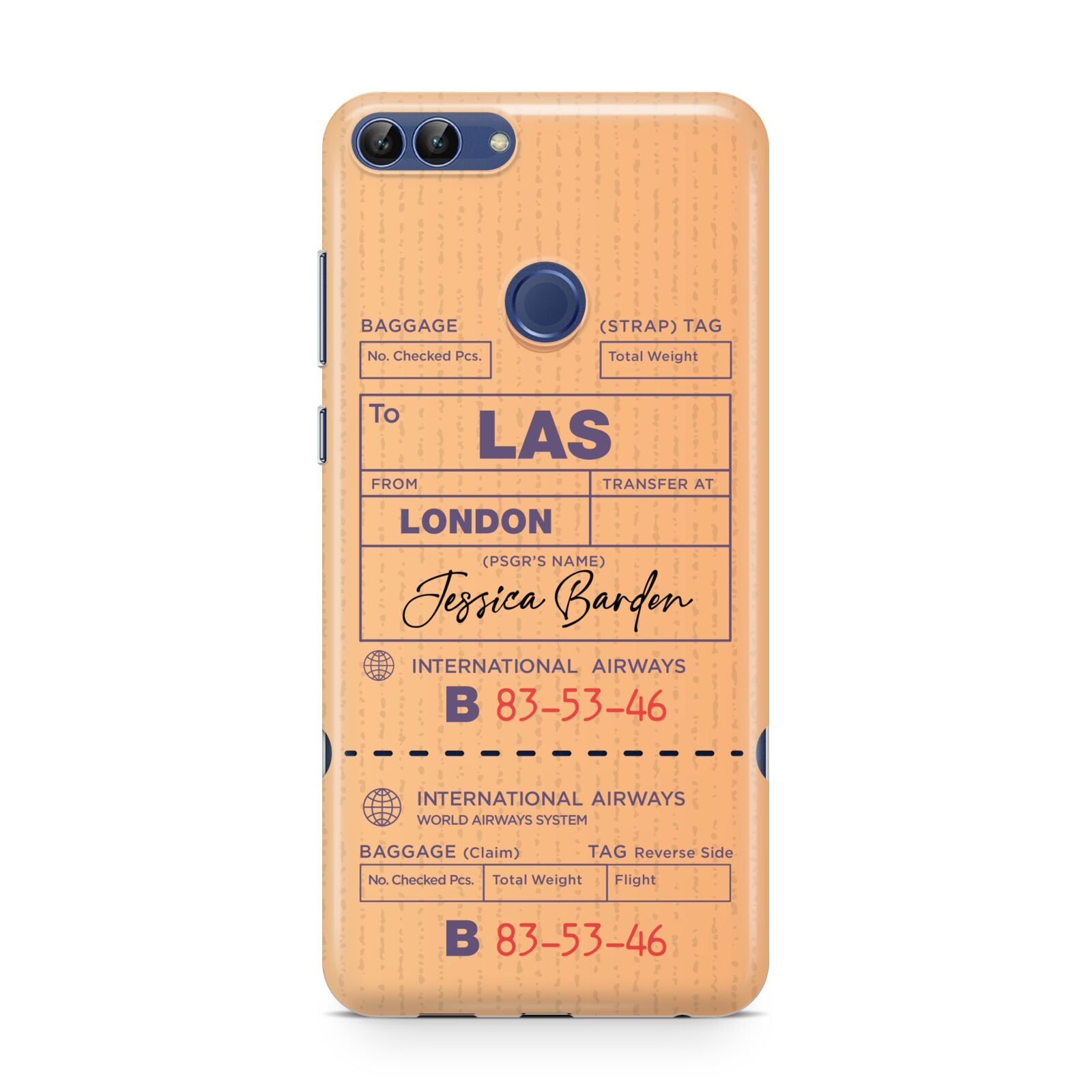 Personalised Luggage Tag Huawei P Smart Case