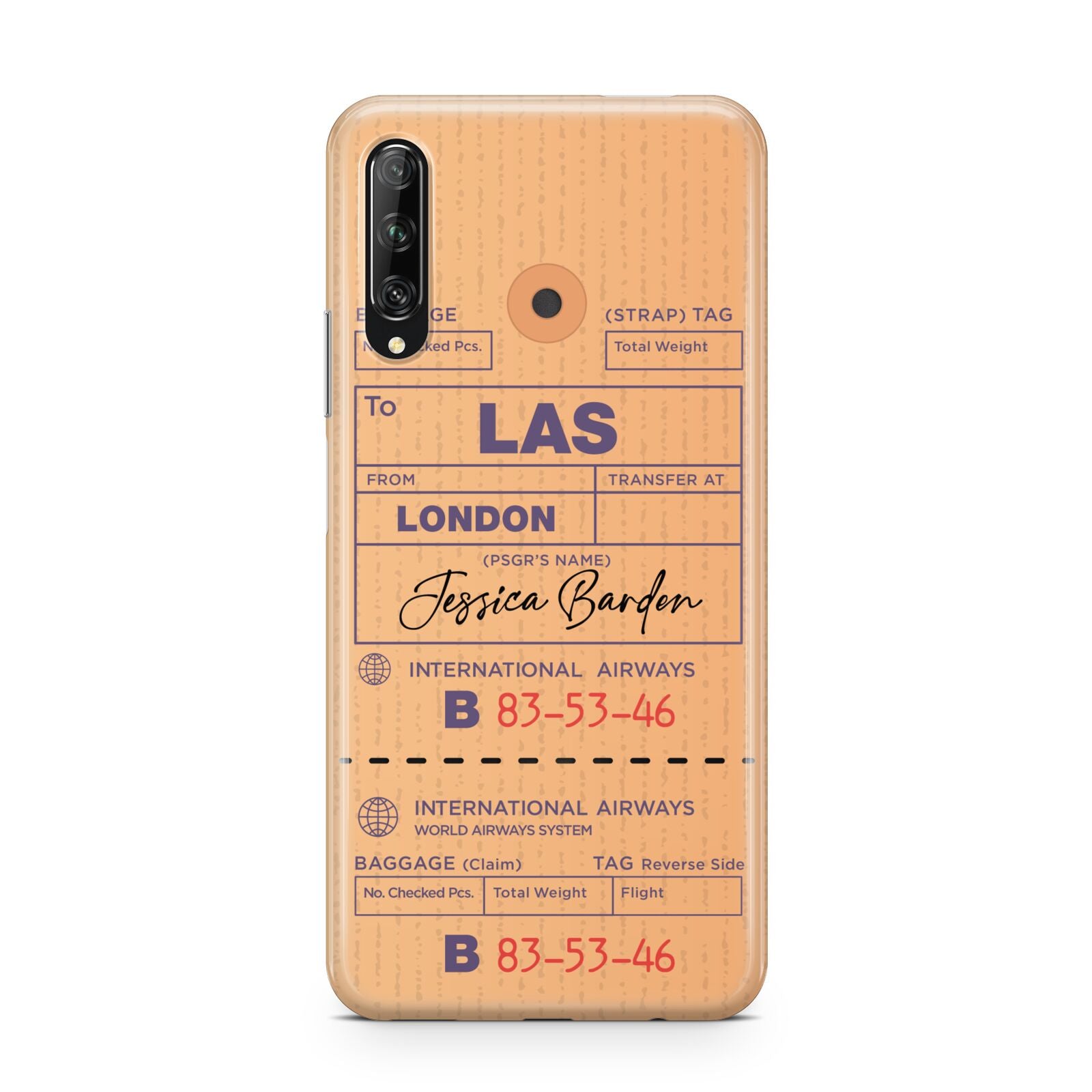 Personalised Luggage Tag Huawei P Smart Pro 2019