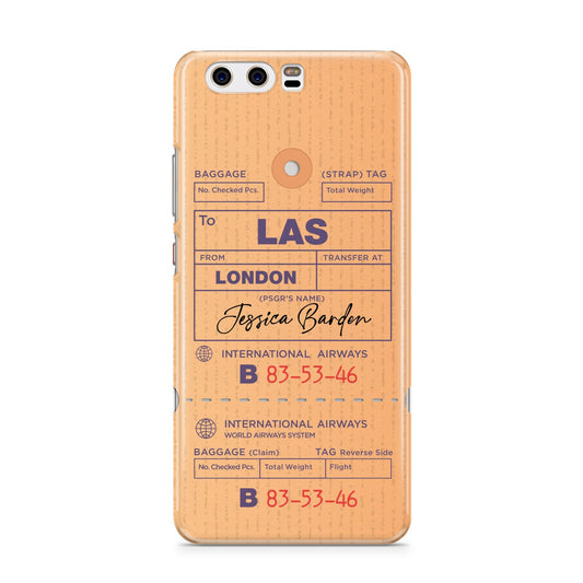 Personalised Luggage Tag Huawei P10 Phone Case
