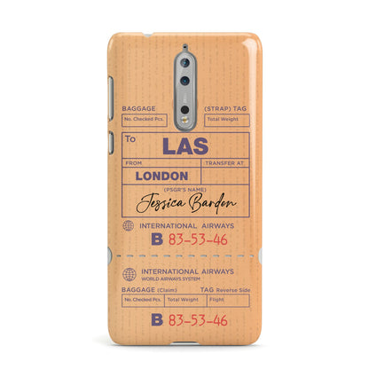 Personalised Luggage Tag Nokia Case
