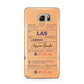 Personalised Luggage Tag Samsung Galaxy Note 5 Case