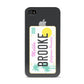 Personalised Malibu License Plate Apple iPhone 4s Case