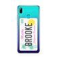 Personalised Malibu License Plate Huawei P Smart 2019 Case