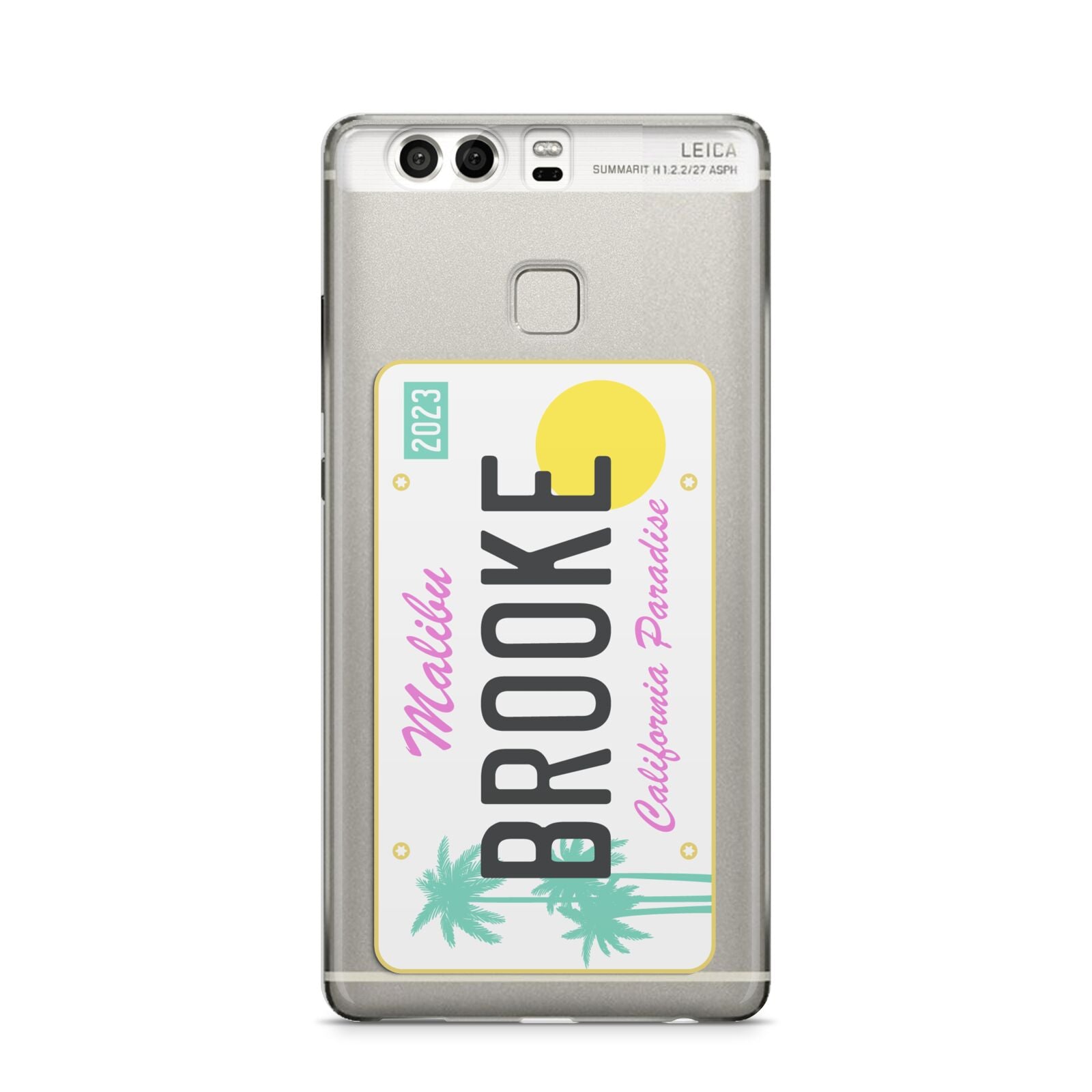 Personalised Malibu License Plate Huawei P9 Case