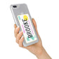 Personalised Malibu License Plate iPhone 7 Plus Bumper Case on Silver iPhone Alternative Image