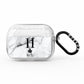 Personalised Marble Big Small Initials AirPods Pro Glitter Case