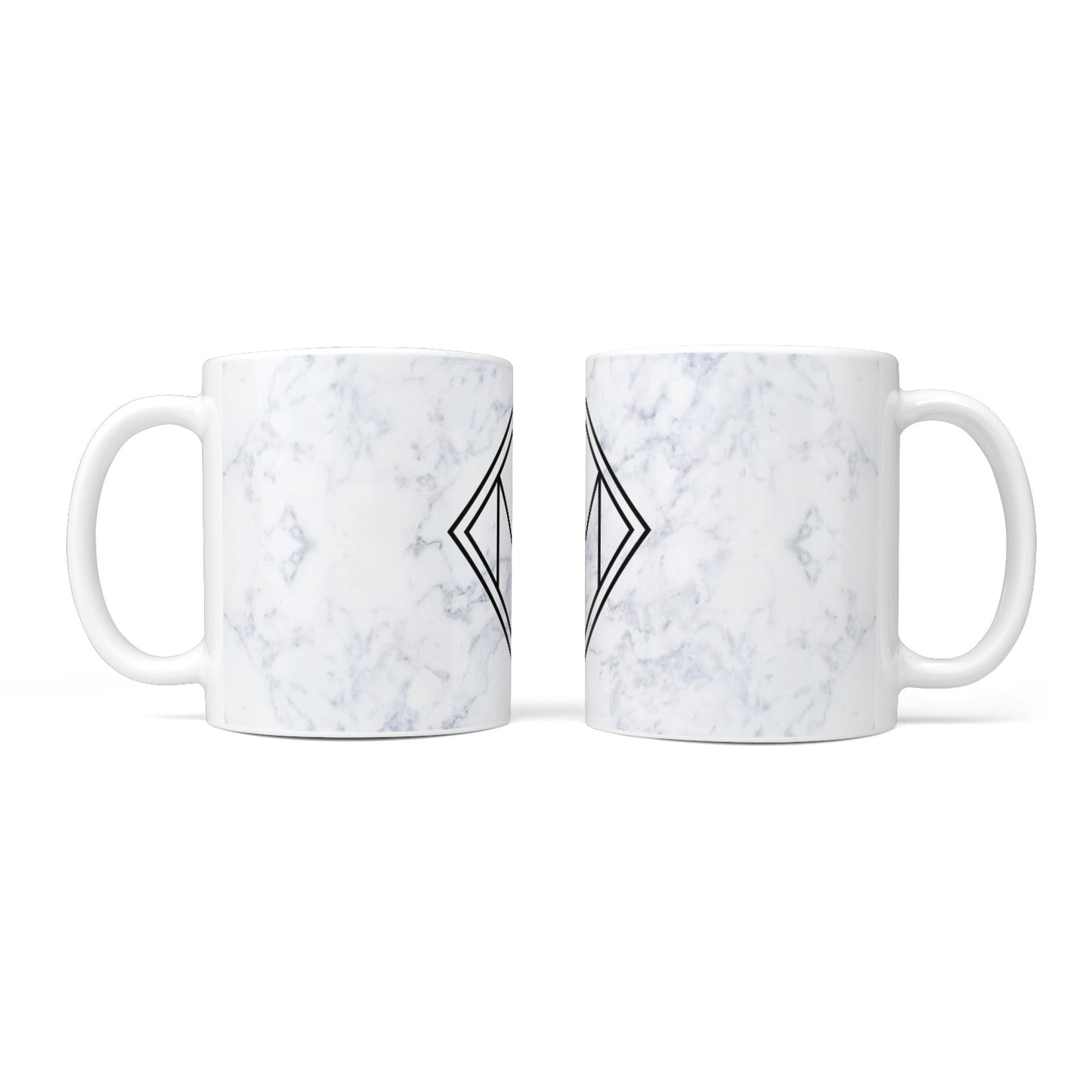 Personalised Marble Customised Initials 10oz Mug Alternative Image 3