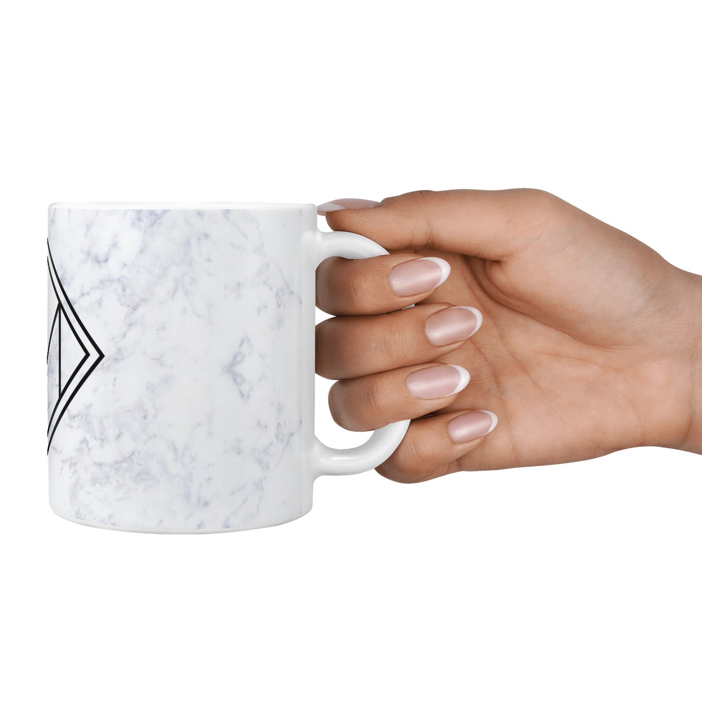 Personalised Marble Customised Initials 10oz Mug Alternative Image 4