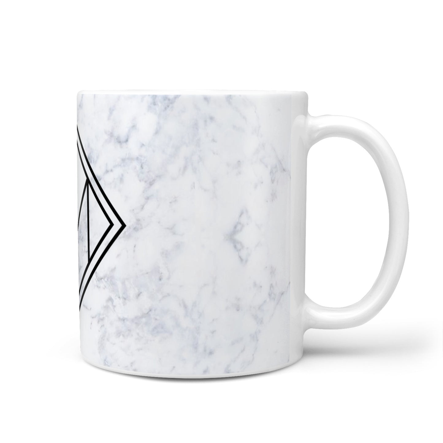 Personalised Marble Customised Initials 10oz Mug