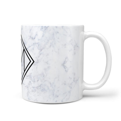 Personalised Marble Customised Initials 10oz Mug