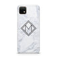 Personalised Marble Customised Initials Huawei Enjoy 20 Phone Case