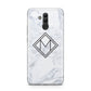 Personalised Marble Customised Initials Huawei Mate 20 Lite