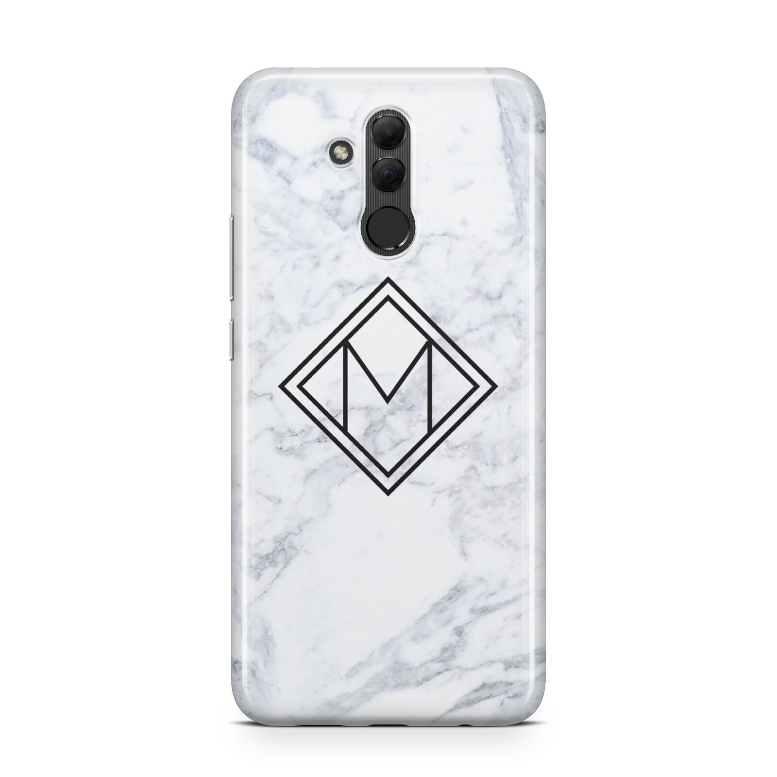Personalised Marble Customised Initials Huawei Mate 20 Lite