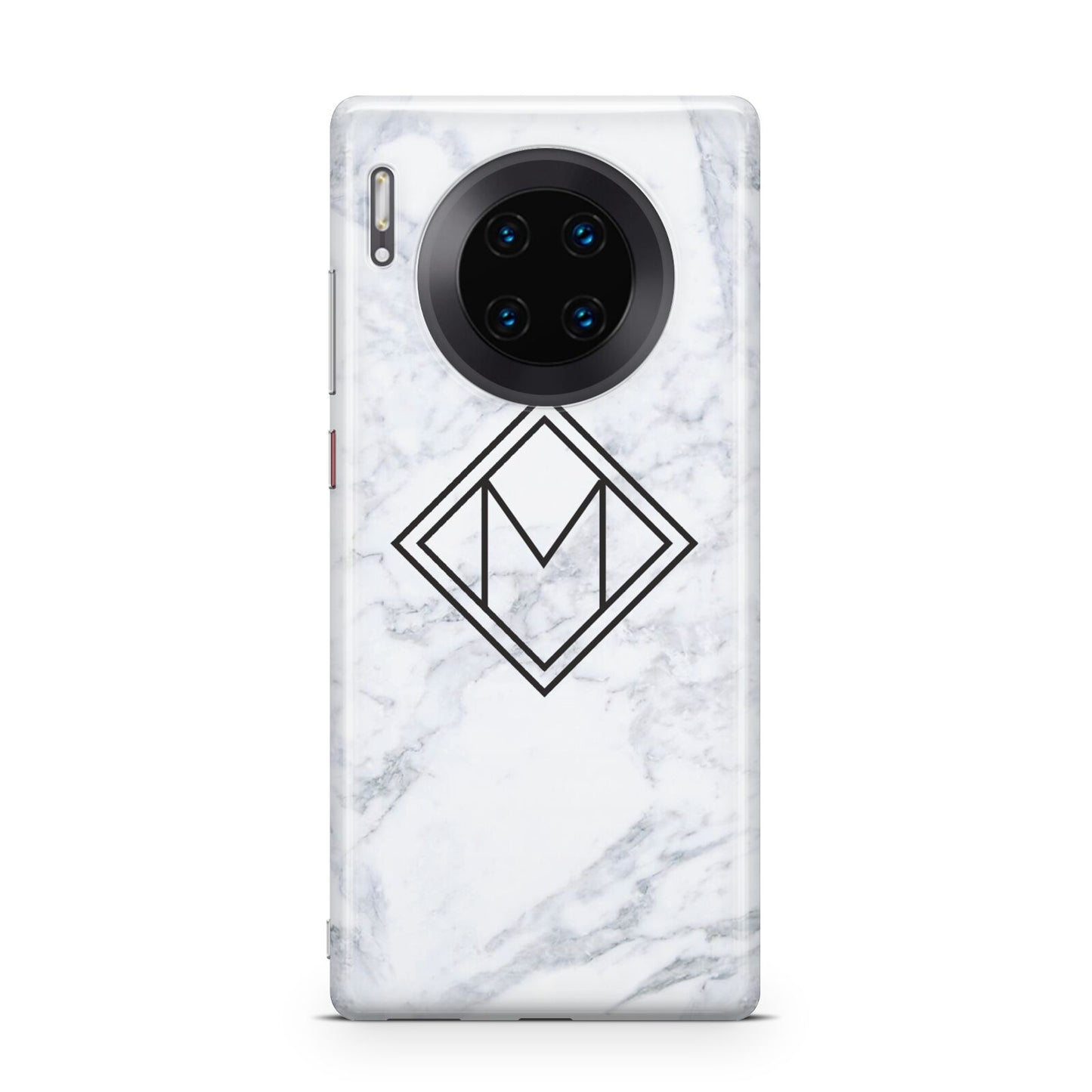 Personalised Marble Customised Initials Huawei Mate 30 Pro Phone Case