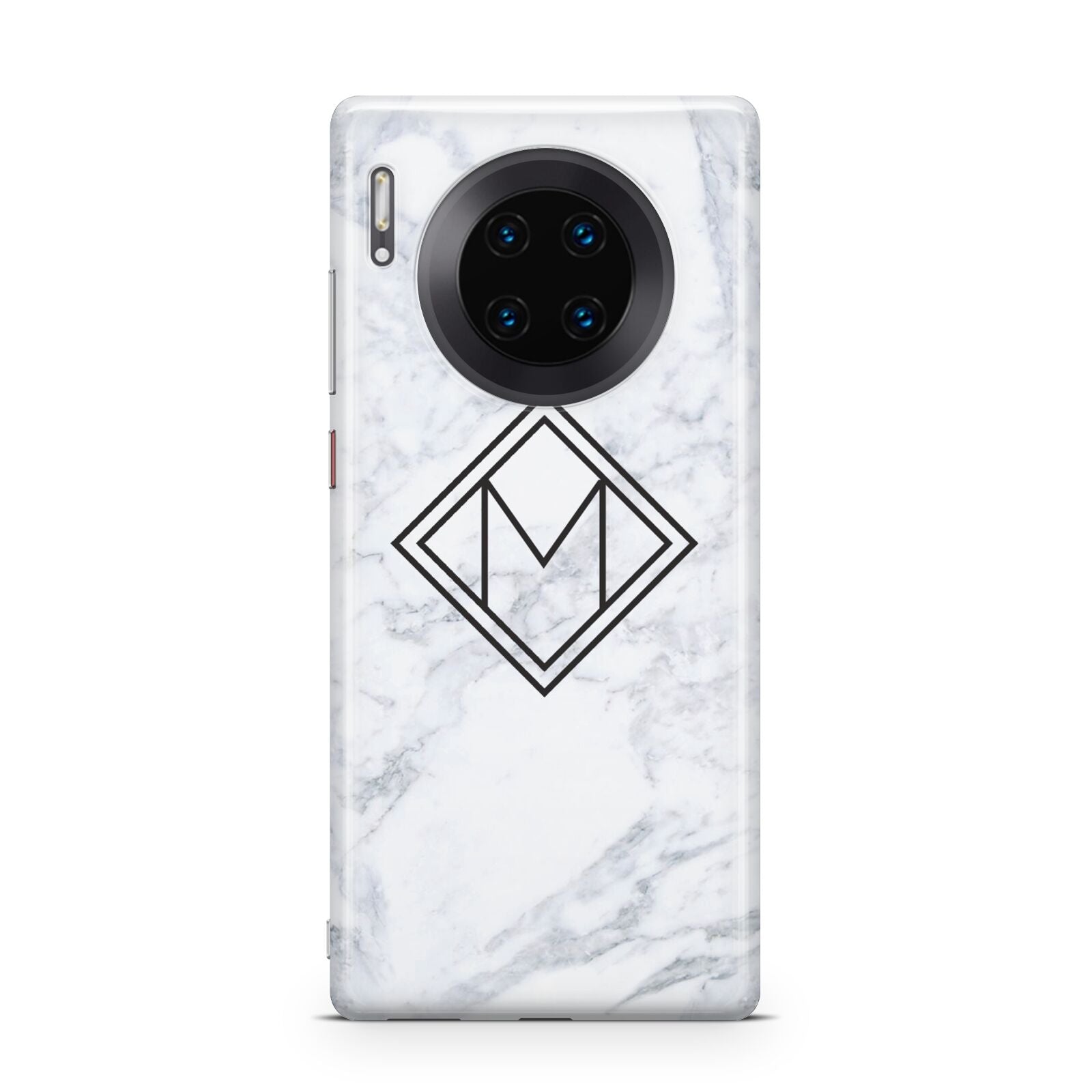 Personalised Marble Customised Initials Huawei Mate 30 Pro Phone Case