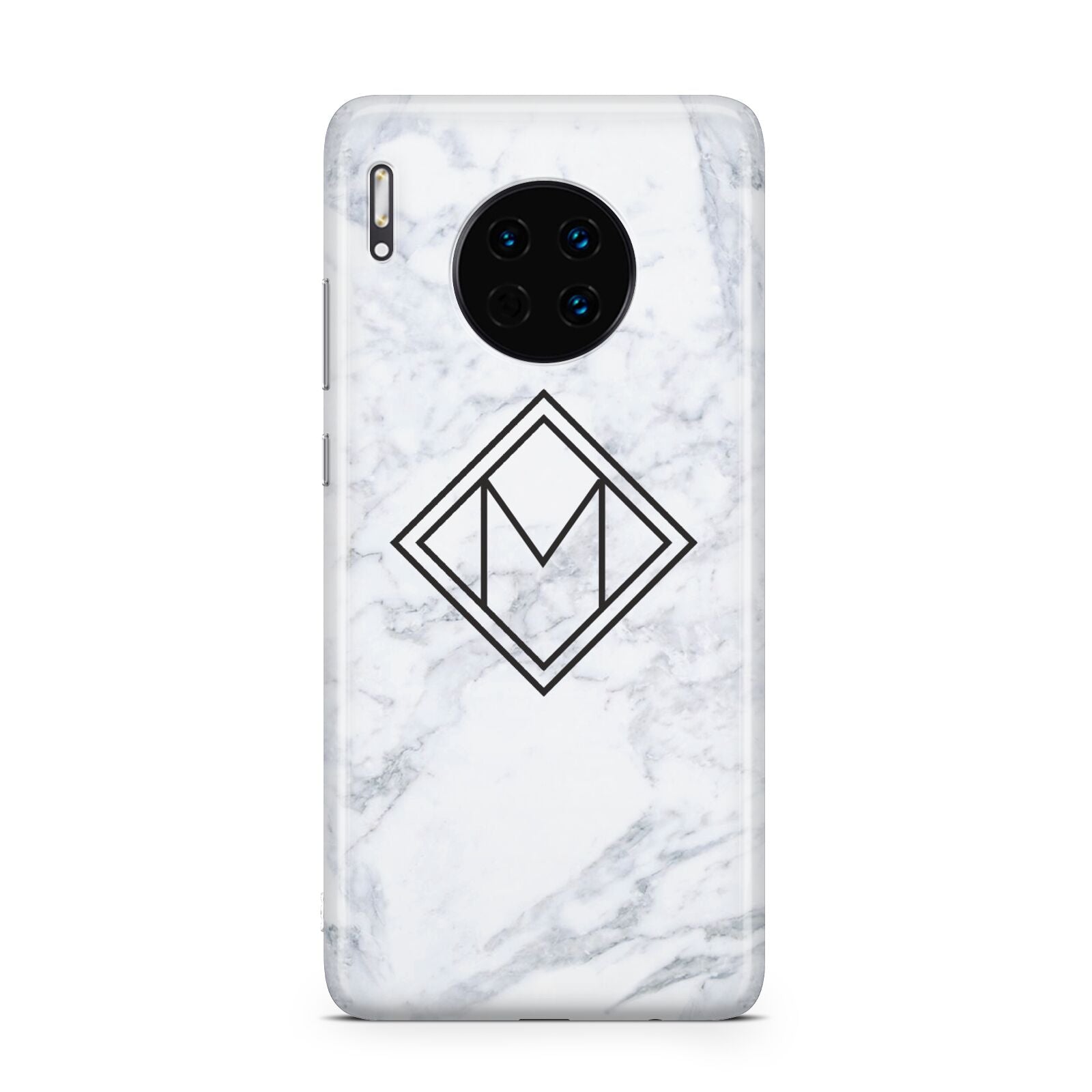Personalised Marble Customised Initials Huawei Mate 30