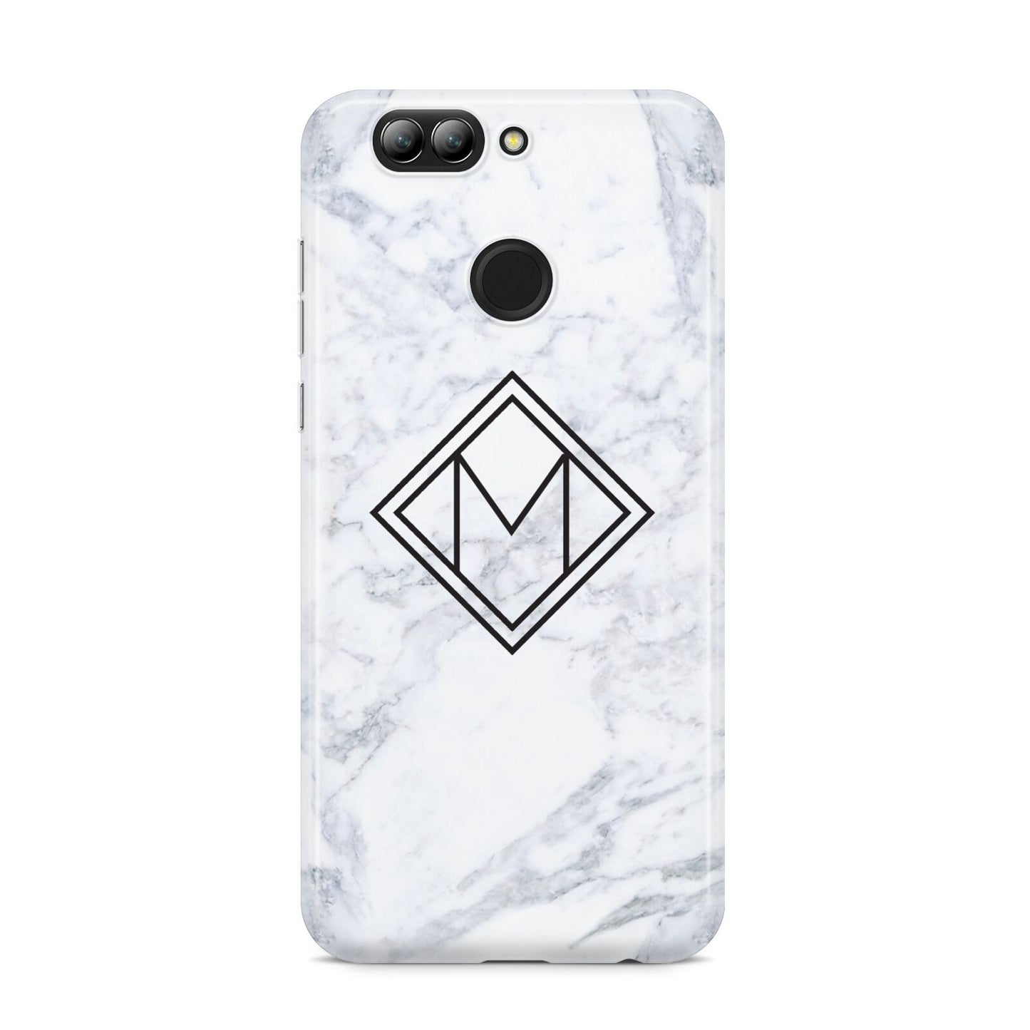 Personalised Marble Customised Initials Huawei Nova 2s Phone Case